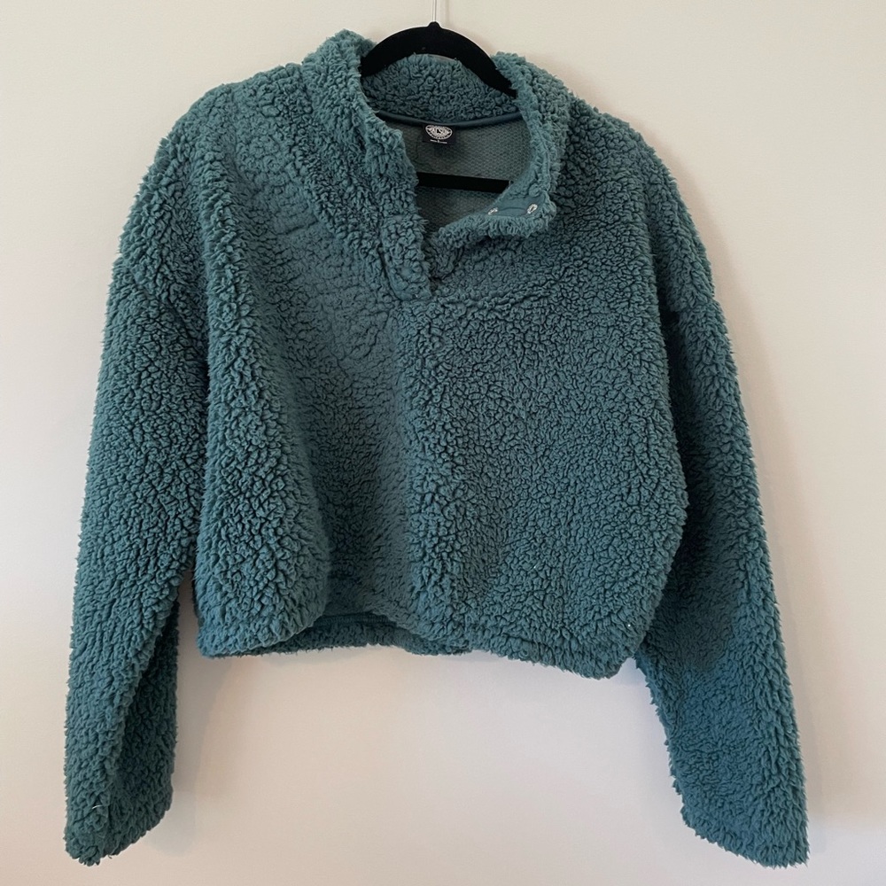 Pacsun sherpa cropped sweater